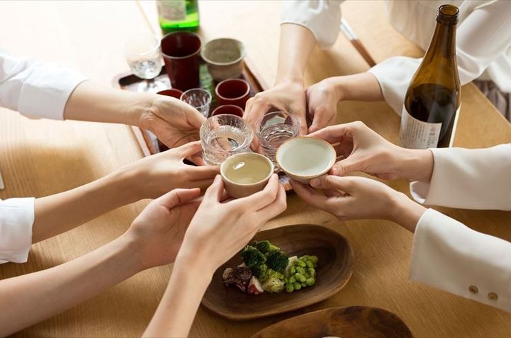 みんなで乾杯